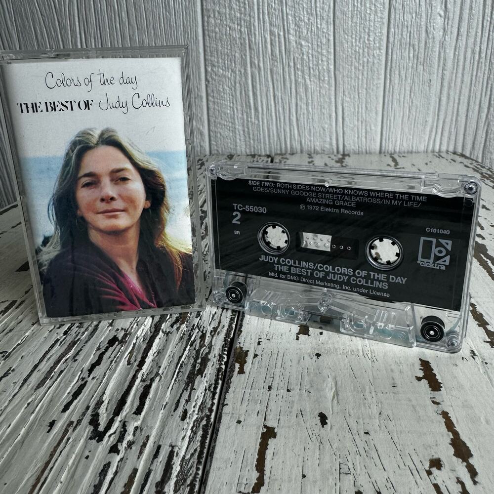 Judy Collins Colors of the Day 1972 Elektra Records Cassette Tape Vintage Folk